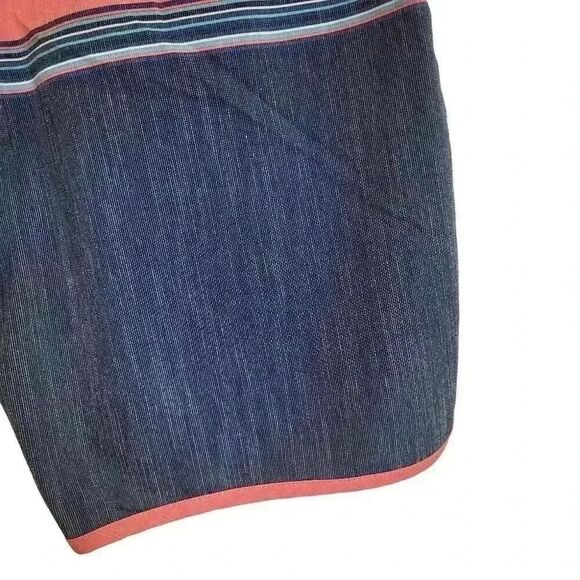 Vissla Dredges Men's Navy & Salmon Poly/Cotton/Spandex Board Shorts NEW - Picture 11 of 14